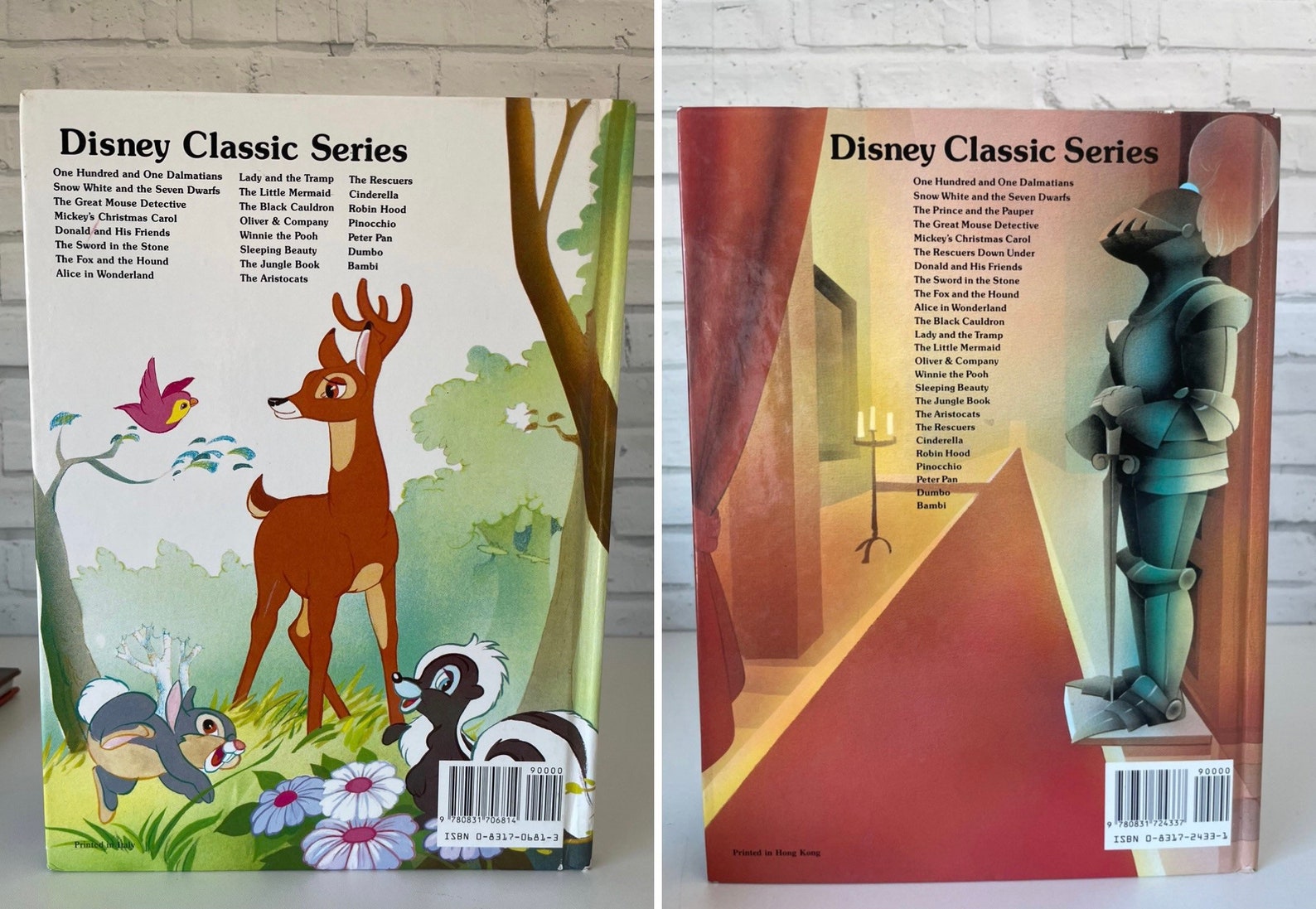 Pair Vintage Walt Disney Children's Books Etsy