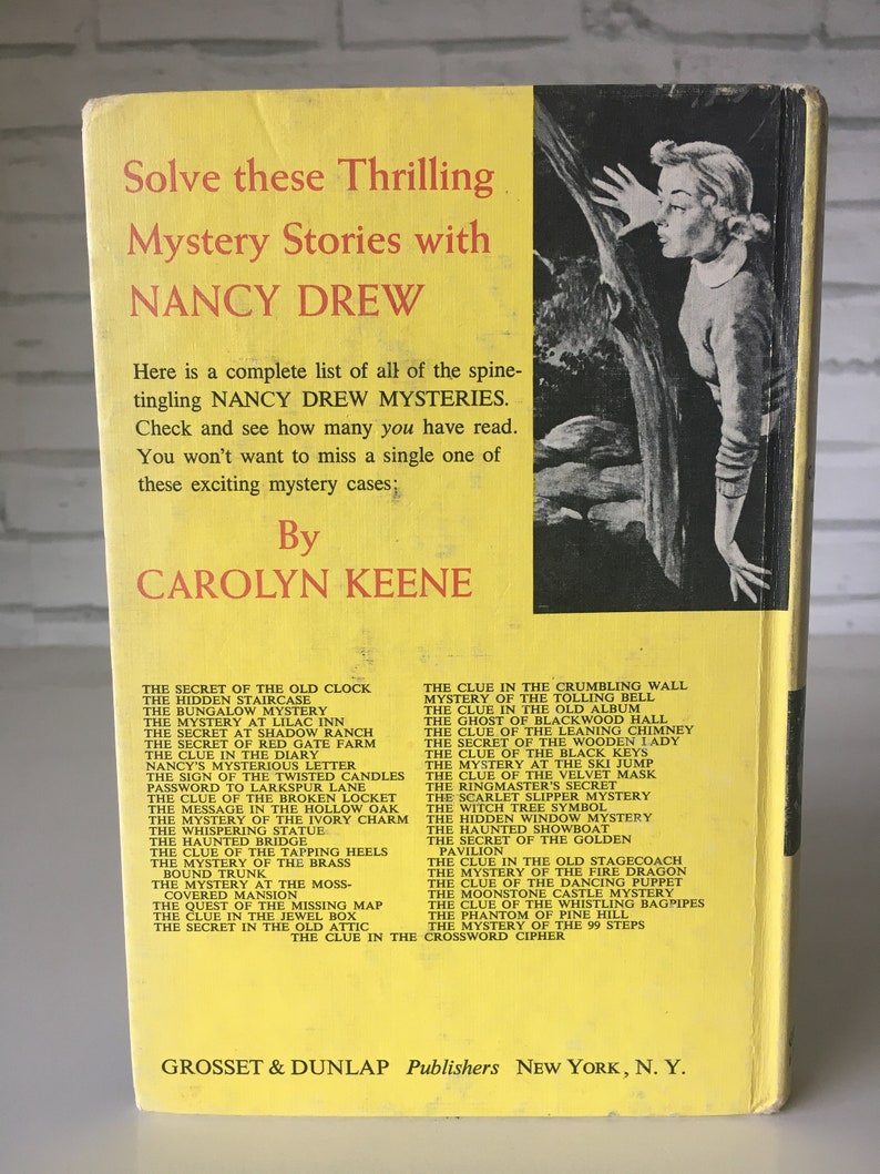 1961 Nancy Drew The Clue in the Old Stagecoach image 2