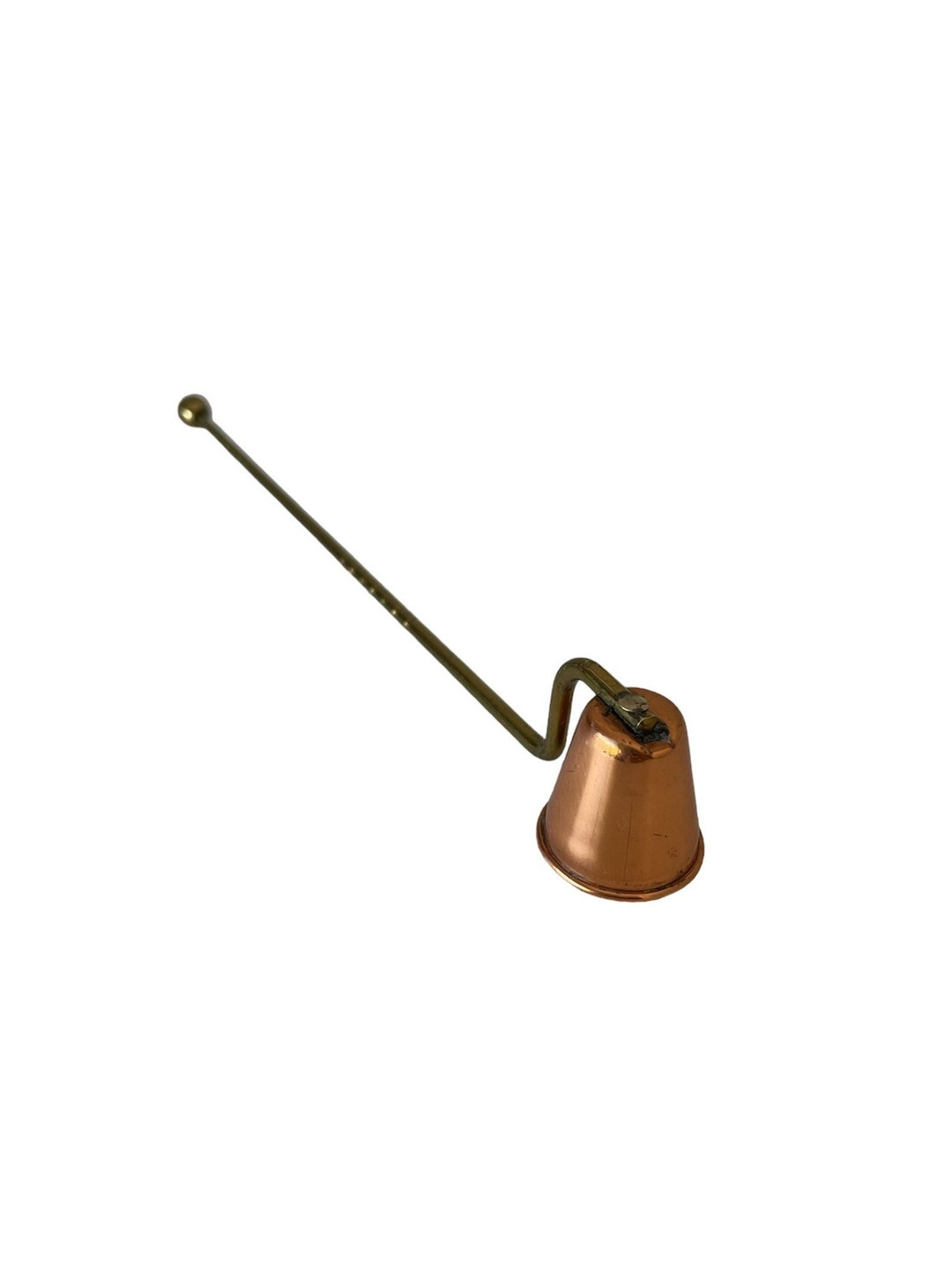 Vintage Copper and Brass Candle Snuffer Etsy
