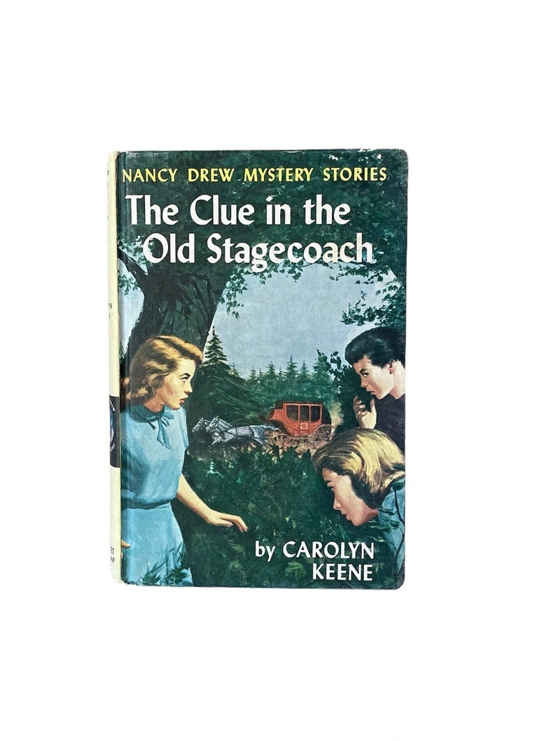 1961 Nancy Drew The Clue in the Old Stagecoach image 1