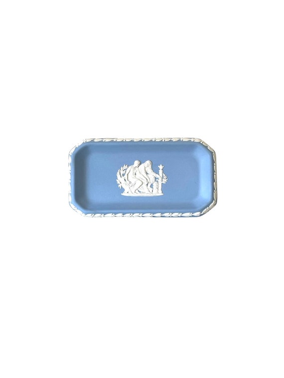 Vintage Wedgwood Pale Blue Jasperware Tray