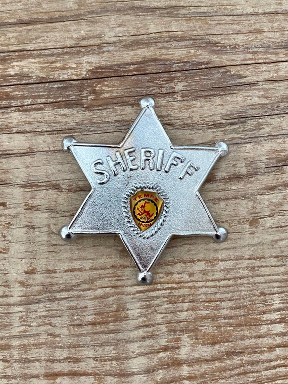 Vintage Little Law Man Sheriff Badge ASU Sun Devil Tempe AZ | Etsy