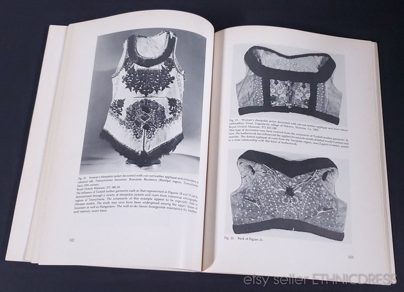 BOK Inverkan av ottomanska turkiska textilier och dräkter i Östeuropa | Makedonska Kroatiska Albanien Rumänien Grekiska | broderad västblus bild 4