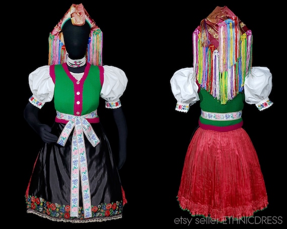 Vintage Hungarian Folk Costume Rimoc Paloc Hungary | Traditional