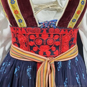 Slovak Rusyn Folk Costume From Torysky Slovakia Handmade Ethnic ...
