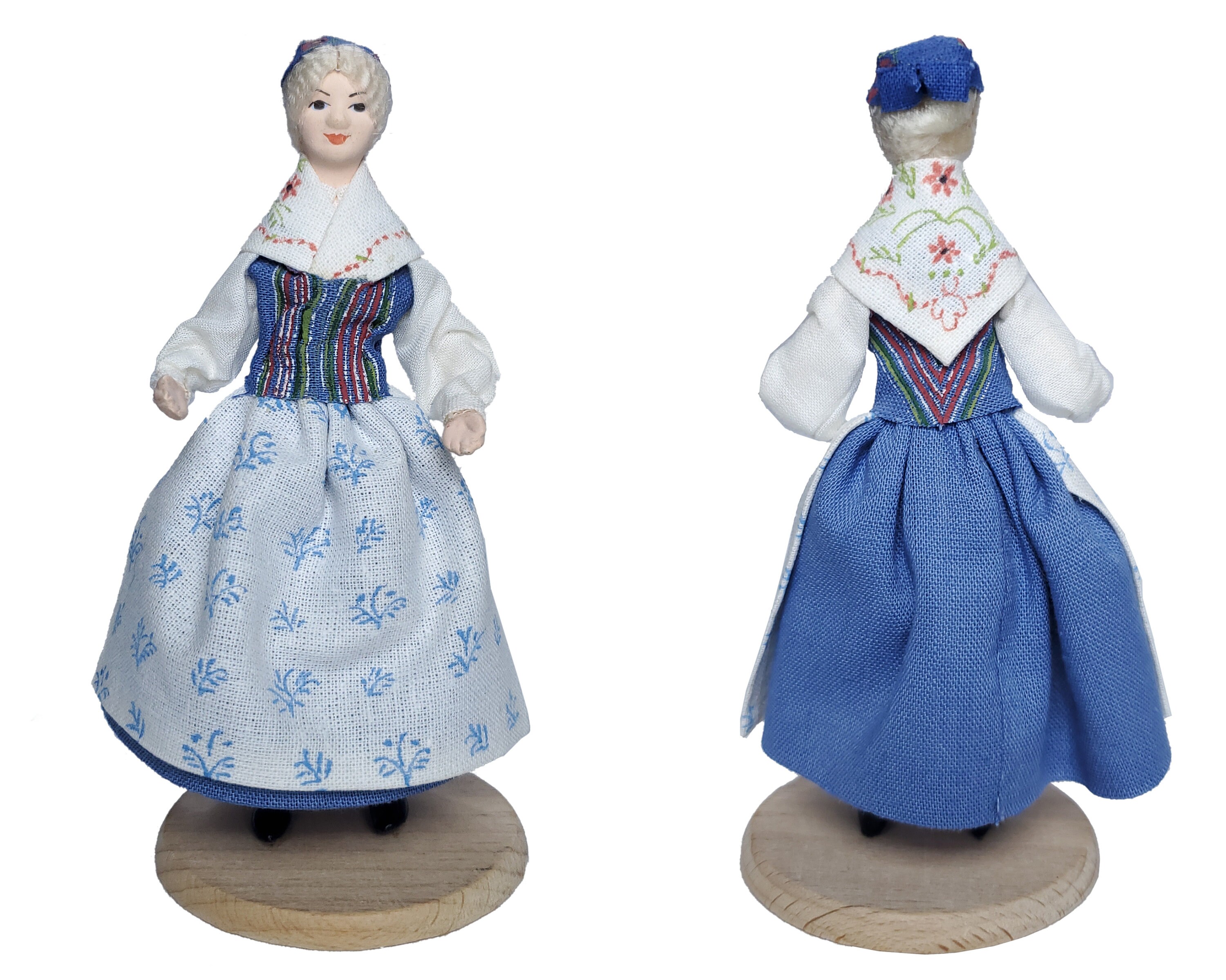 European Folk Costume Doll Rekarne Sodermanland Sweden | Traditional ...