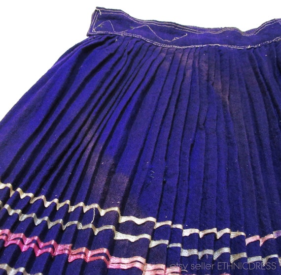 Antique folk costume skirt from Belarus/Ukraine |… - image 3