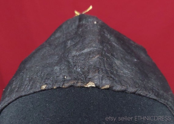 Antique Austrian folk costume headdress cap from … - image 7