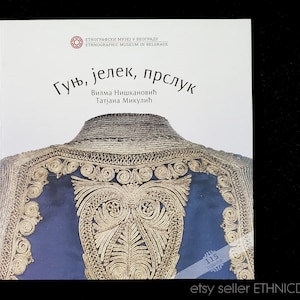 BOOK Serbian Folk Costume Jackets & Vests | Ottoman fashion traditional dress | metallic gold embroidery wool coat Balkan folklore clothing