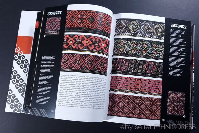 INCREDIBLE BOOK Ukrainian Embroidered Shirts from Borshchiv Region traditional folk costume peasant blouse embroidery technique patterns image 8