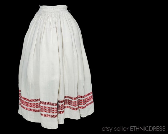 Ukrainian Folk Costume Skirt From Polissya Ukraine - Etsy