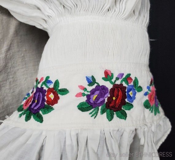 Charming Rusyn folk costume blouse from Saris reg… - image 7