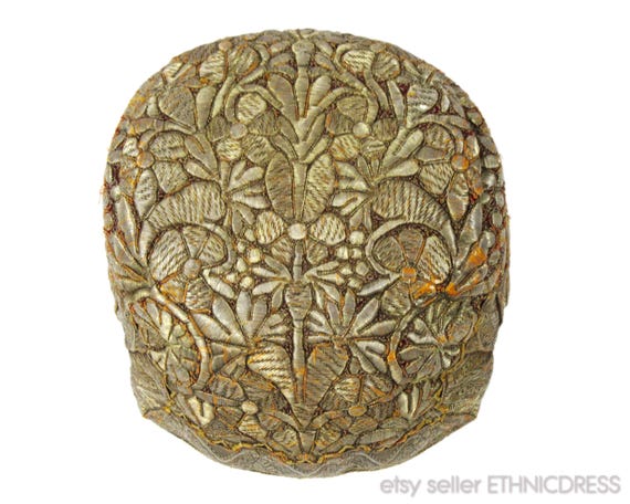 SPECTACULAR Russian Style Antique Headdress Kokoshnik - Gold 