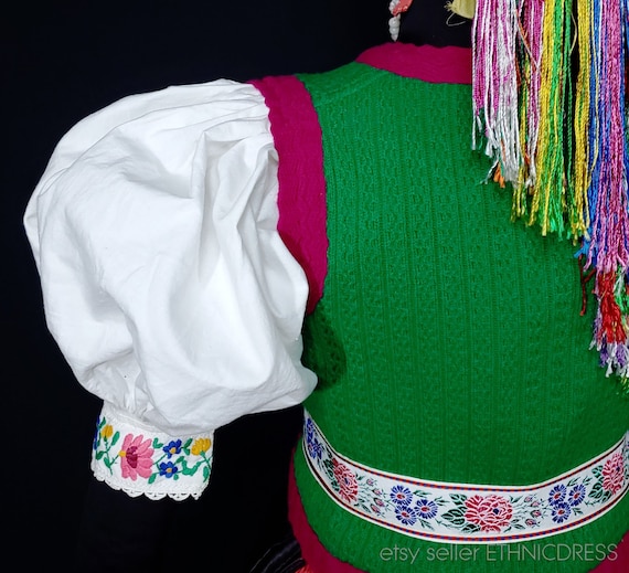 Vintage Hungarian folk costume Rimoc Paloc Hungar… - image 5