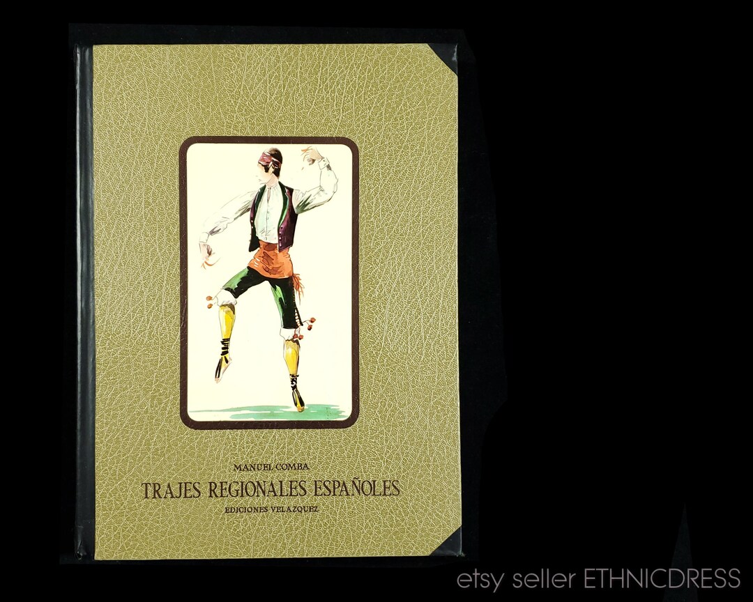 RARE BOOK Spanish Folk Costumes - 210 Painting Illustrations | Spain  Regional Ethnic Fashion Dress | Andalucia Castilla Cataluna Valencia - Etsy, image size:1080x864