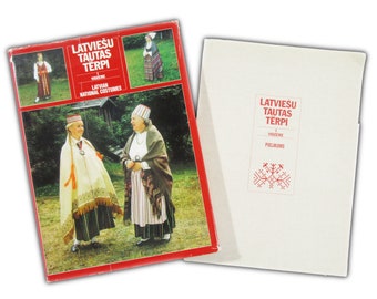 BOOK Latvian Folk Costumes from Vidzeme | regional peasant clothing ethnic dress | traditional jewelry embroidery sewing patterns | history