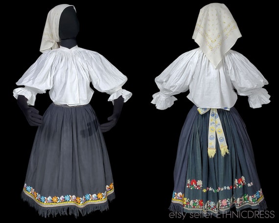 Vintage folk costume from Senica region Slovakia … - image 1