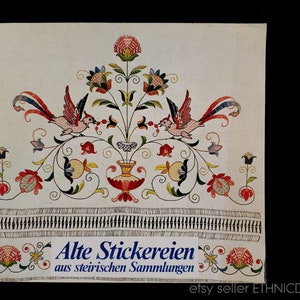 BOOK Antique Embroidery in Styrian Museums | historic European textiles sampler Renaissance pattern | ethnic Austrian German Greek Ottoman