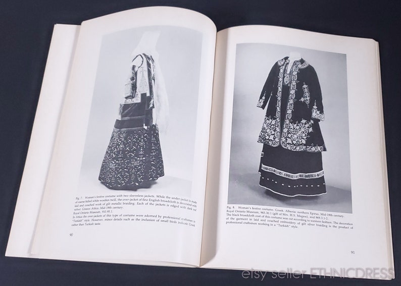 BOK Inverkan av ottomanska turkiska textilier och dräkter i Östeuropa | Makedonska Kroatiska Albanien Rumänien Grekiska | broderad västblus bild 2
