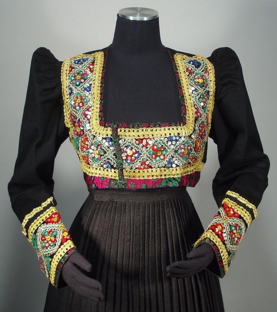 RARE Antique lady's folk costume jacket from Ochs… - image 1