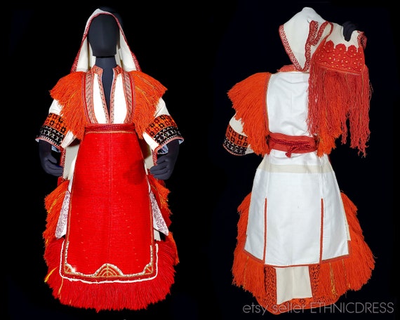 Antique Macedonian folk costume from Mariovo | tr… - image 1