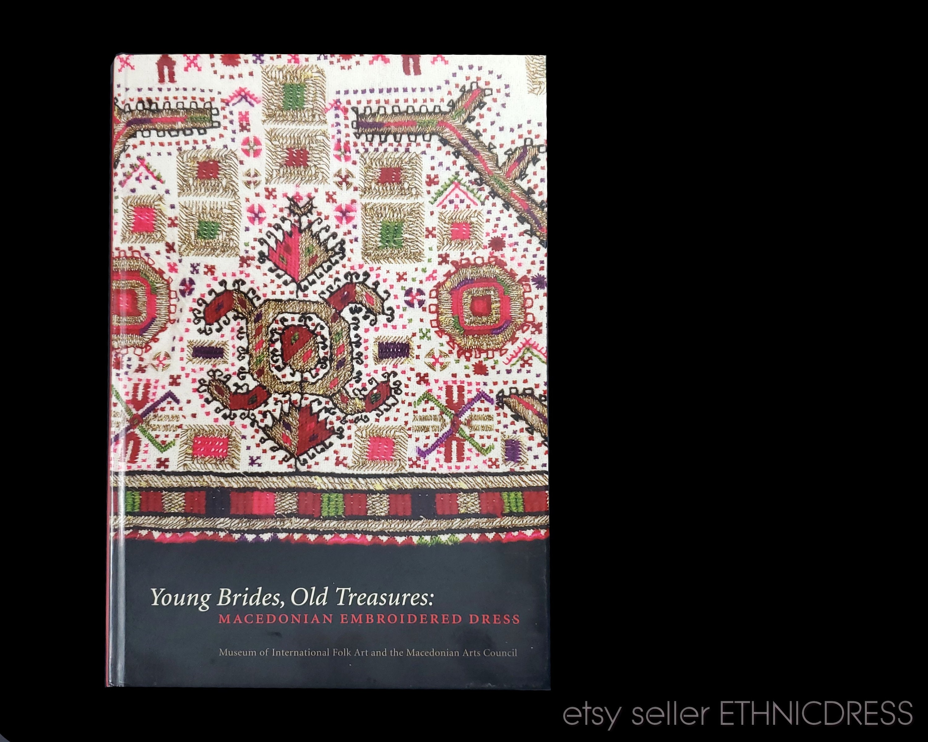 young brides old treasures macedonian embroidered dress 1938 Color Print Bride Groom Macedonia Wedding Traditional Costume Dress  XGGD4 main image 1