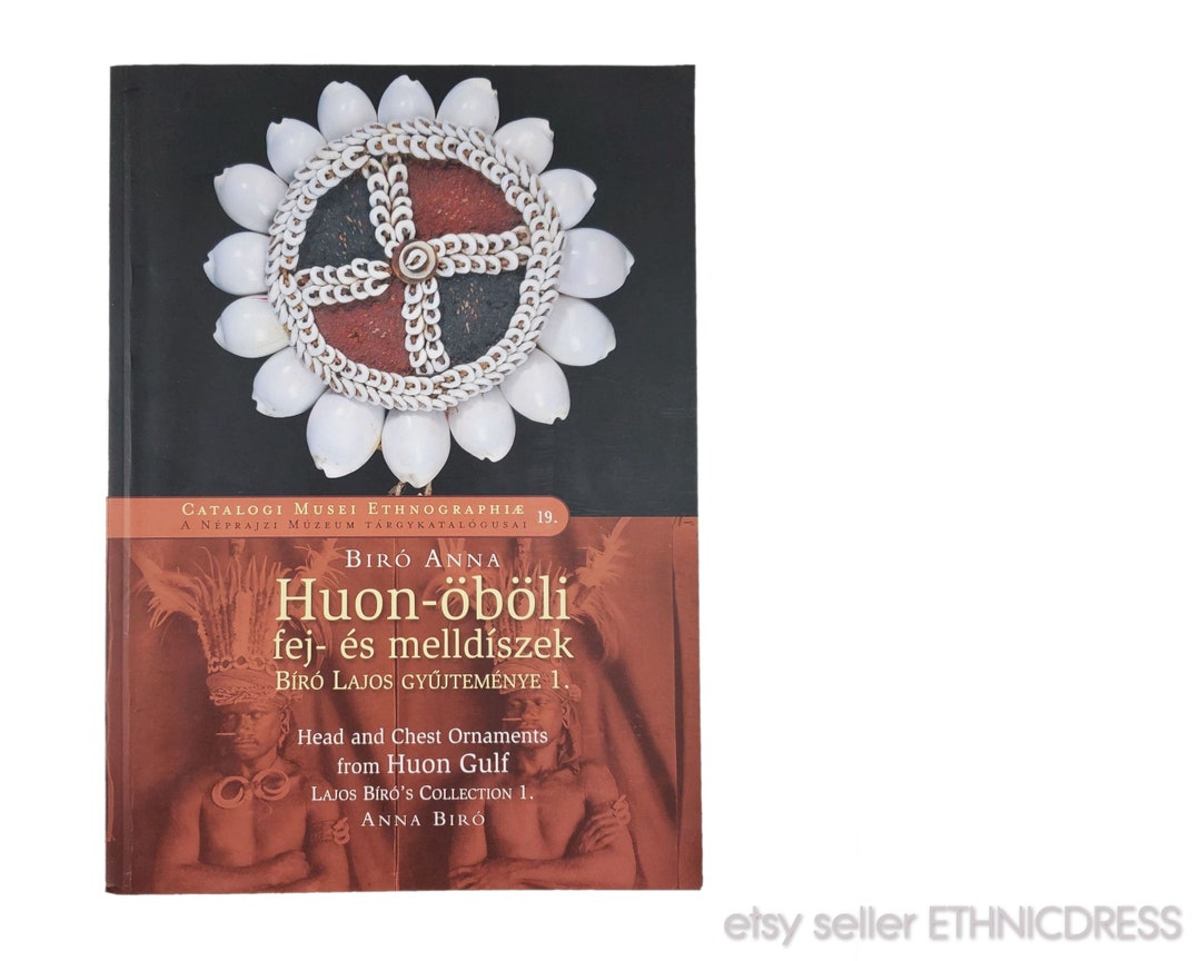 BOOK Head  Chest Ornaments from Huon Gulf Oceania jewelry Etsy Polska