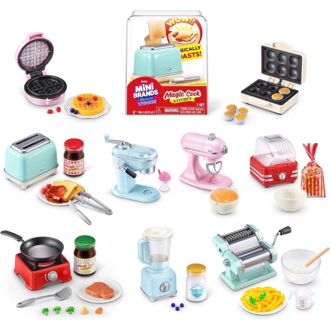 Newly Released Mini Brands Magic Cook Kitchen | COMPLETE SET of 9 - Etsy