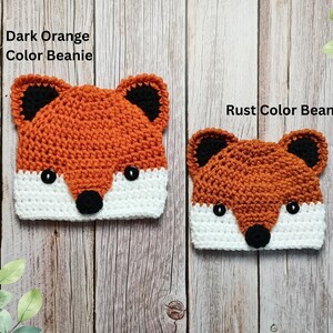 Baby Red Fox Hat and Diaper Cover, Fox Halloween Costume, Crochet Animal Hat, Newborn Photo Prop, Woodland Nursery, Baby Shower Gift immagine 6