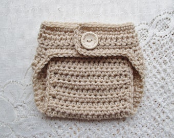 Baby Diaper Cover - Any Color Combination - Baby Photo Prop - Baby Shower Gift - Crochet Diaper Cover - Available in 0 to 6 Months