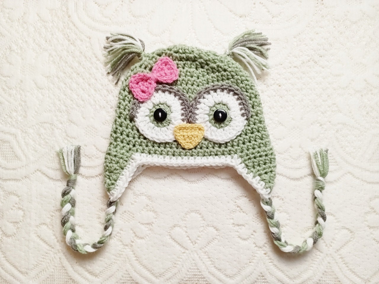 Crochet Owl Hat, Owl Costume, Newborn Photo Prop, Baby Halloween Costume, Toddler Owl Hat, Owl Beani