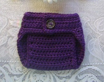 Baby Diaper Cover - Any Color Combination - Baby Photo Prop - Baby Shower Gift - Crochet Diaper Cover - Available in 0 to 6 Months