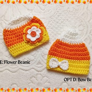 Baby Candy Corn Hat, Newborn Photo Prop, Halloween Costume, Hats for Fall, Newborn Candy Corn Hat, Baby Shower Gift