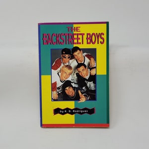 The Backstreet Boys - K.S. Rodriguez - Vintage 90s Paperback Book - Music - Boy Band - Teen Interest - Retro - B&W Photos