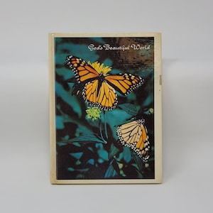 God&#39;s Beautiful World - Vintage Hardcover Book - 1960s - Religious Poetry - Christian Religion - Color Photographs