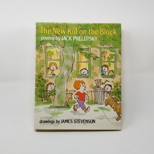 The New Kid on the Block - Jack Prelutsky - vintage childrens hardback poetry book