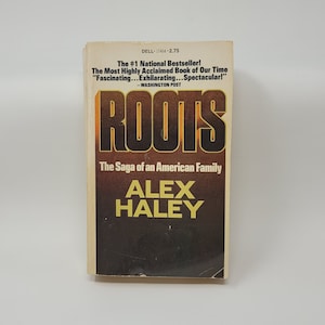 Roots by Alex Haley: Vintage 1970s Paperback Novel