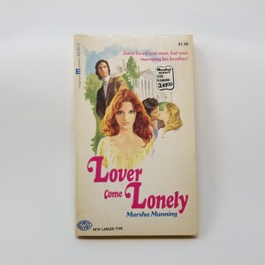 Lover Come Lonely - Marsha Manning - Vintage Pulp - Paperback Book - Retro Romance - 1960s