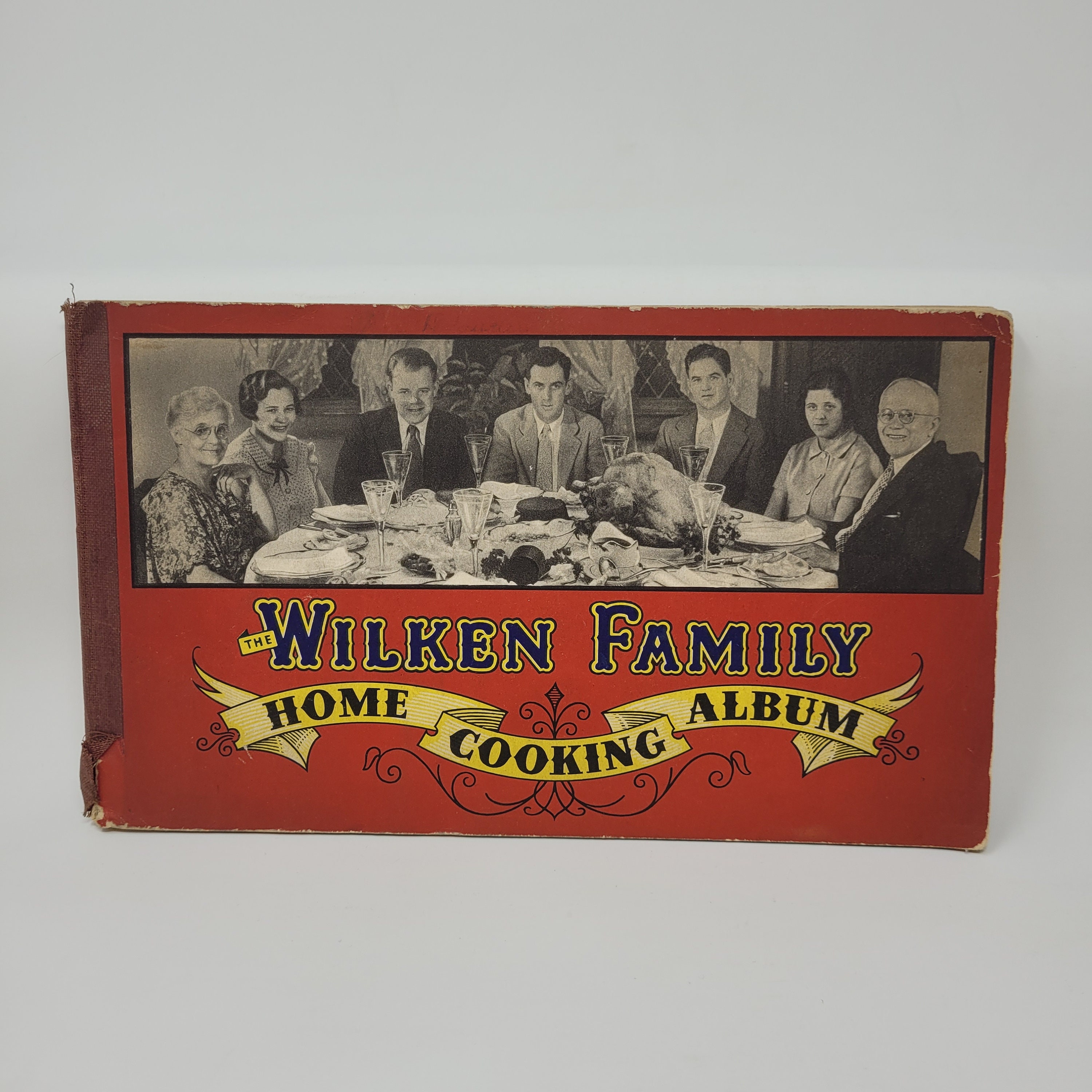 The Wilken Family Home Cooking Album Vintage 1930s Paperback Cook Book