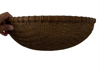 Cesta de aventar vintage XL de 15"