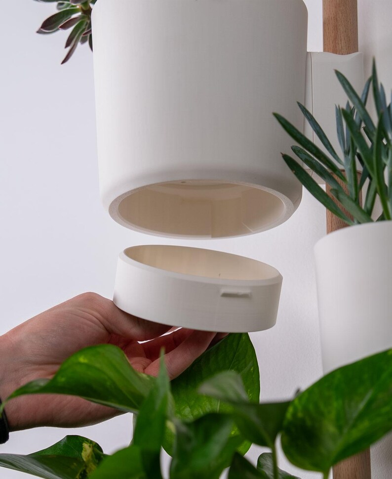 Plant Removable Railing Plant Rail System | Floor Stand or Wall-mounted Vertical Plant Display ...