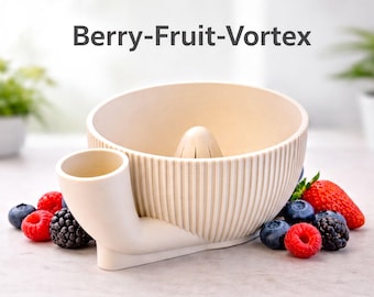 Fruit Colander Bowl with Drainage | Berry Washing Strainer for Kitchen | Foodie Gift, Housewarming Gift, Kitchen Gift for Her