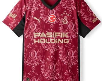 Galatasaray 2025/2026 Alternative Jersey, Collectible Turkish Football Kit, Istanbul Soccer Shirt, GS Red Fan Apparel, Sports Memorabilia