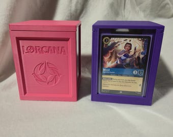 Lorcana Deck Box with Window Display and Magnetic Lid