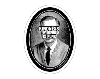 Unlikely Rebel Die Cut Bumper Sticker (5") - By Favio Moreno - Kindness is Punk