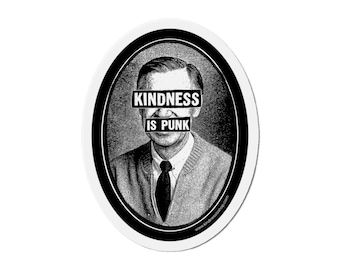 Unlikely Rebel Indoor/Outdoor Magnet (5") - By Favio Moreno - Kindness is Punk