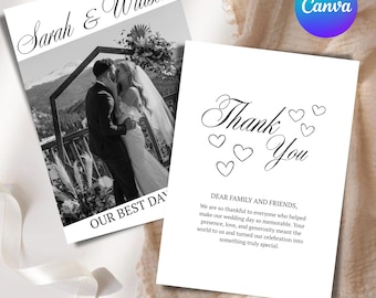 Personalised Wedding Floral Card Newly Married Couple Greeting Congratulations Wedding Card  Wedding Gift Card, INSTANT DOWNLOAD