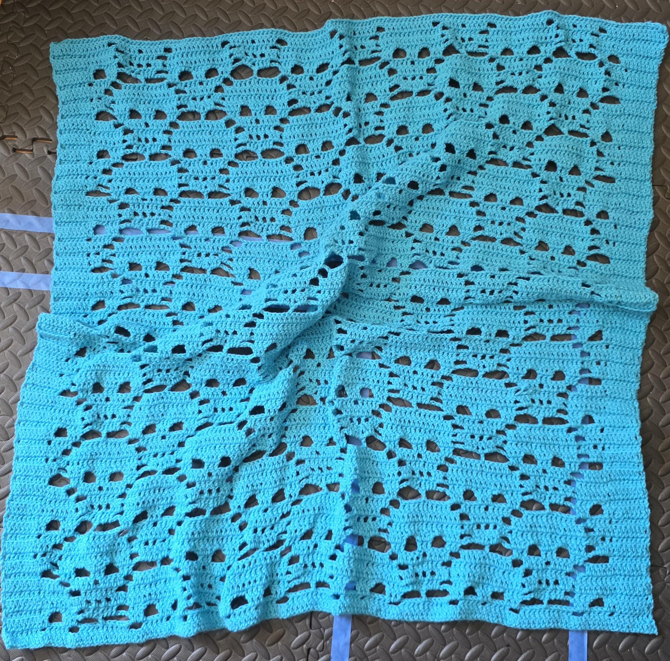 Skulls Blanket Crochet Pattern