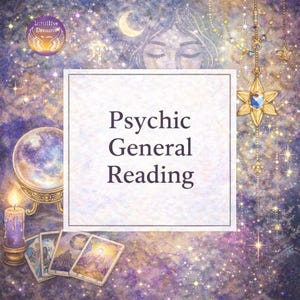 General Reading Live Zoom or Phone 30-45 Mins/ Your Choice image 1