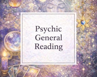 General Reading Live Zoom or Phone 30-45 Mins/ Your Choice